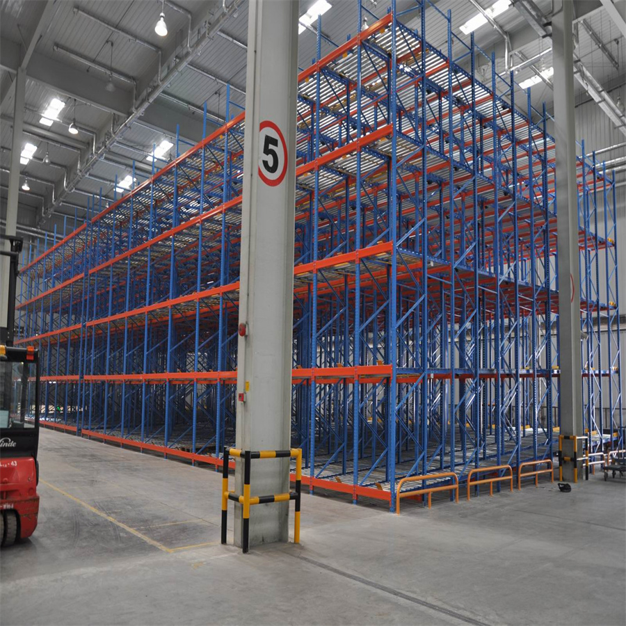 High Density Warehouse Pallet Flow Rack Gravity Rack Storage Racking System