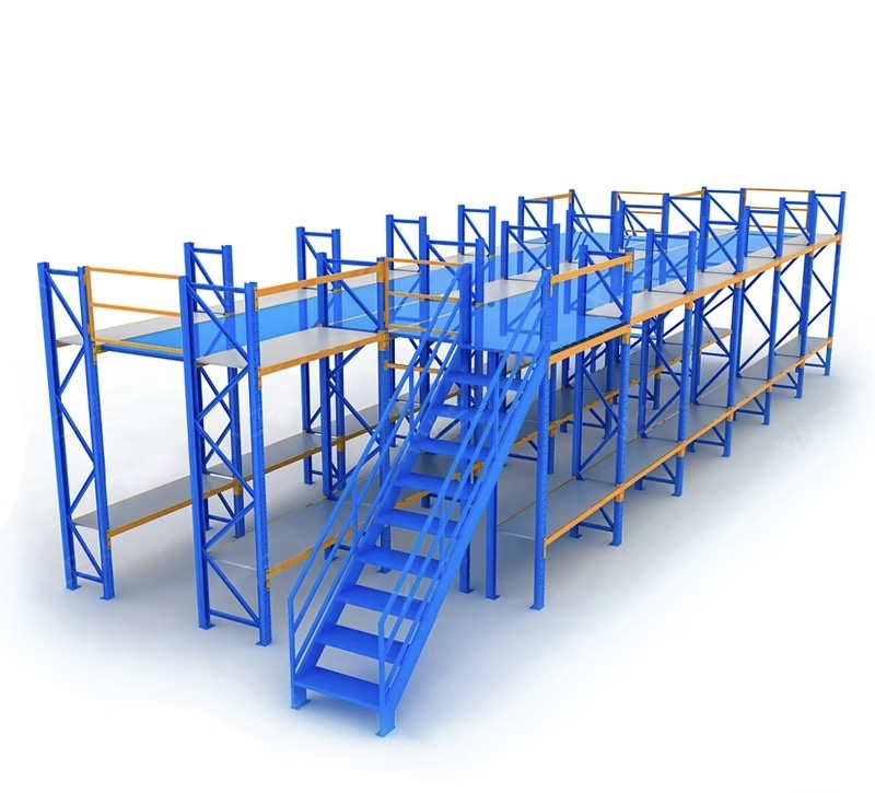 Steel Heavy Duty Warehouse Rack System With Corrosion Protection Plug-in Installation Stacking Racks Industrial Customized Main