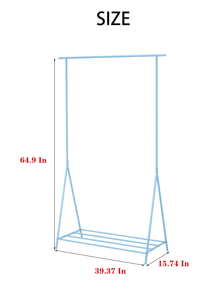 Simple Coat Hanger Floor-to-ceiling Coat and Hat Rack Coat Hanger Bedroom Hat Rack Door Rear Shelf Clothes Rack