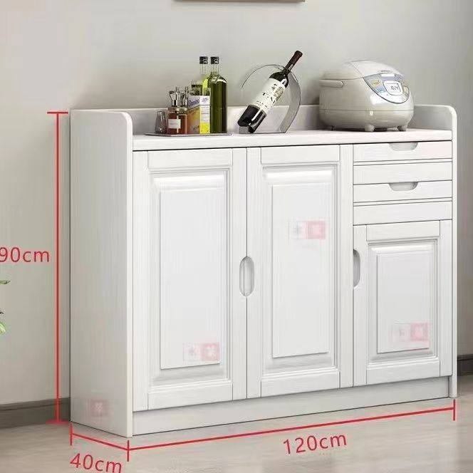 Solid Wood Durable Eco-Friendly Oak Sideboard Cabinet with Panel Design for Modern Luxury Living Room &amp; Dining Home Storage