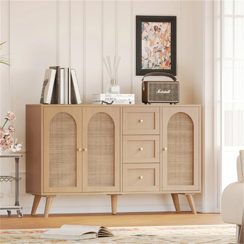 Wholesale Storage Sideboard with Decorated Doors and Adjustable Shelves