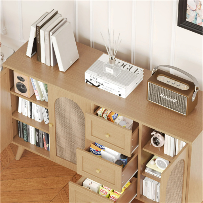 Wholesale Storage Sideboard with Decorated Doors and Adjustable Shelves