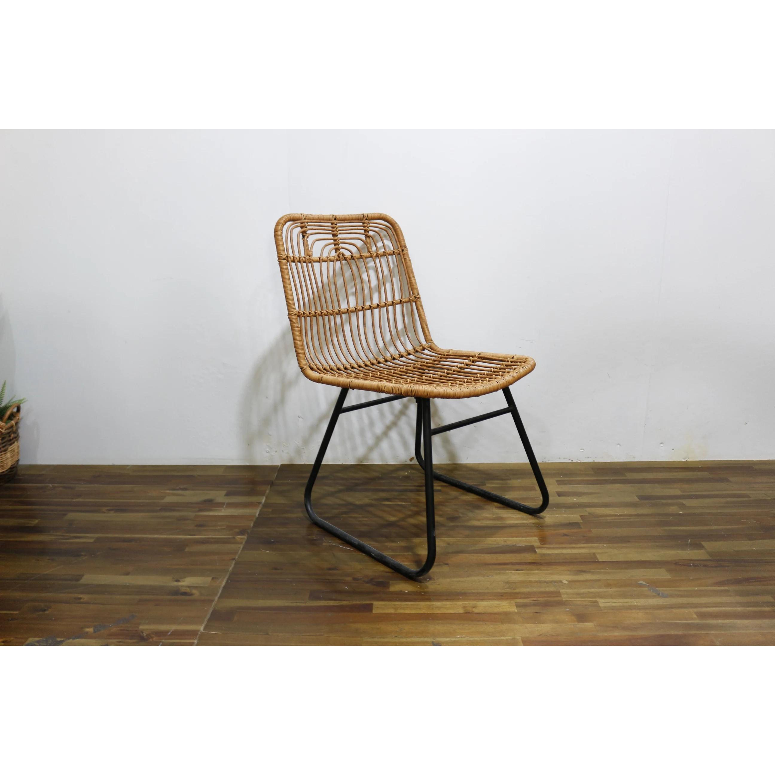 Rattan Storage Bench with Hidden Compartment for Commercial Restaurant Furniture and Garden Tools