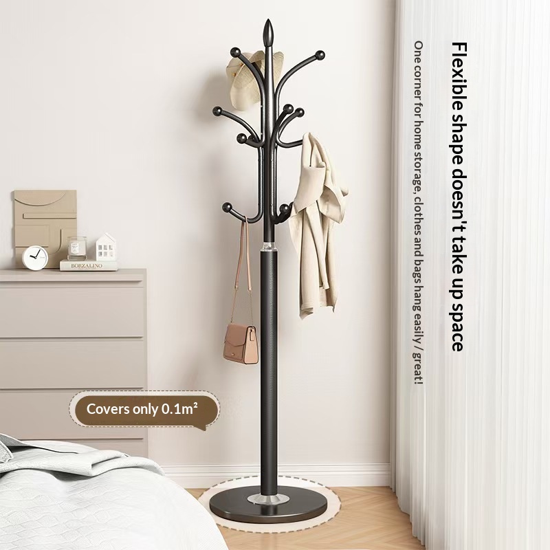 Factory Customized Indoor Bedroom Simple Hanging Bag Rack Coat Clothes Rack Floor Style Hangers