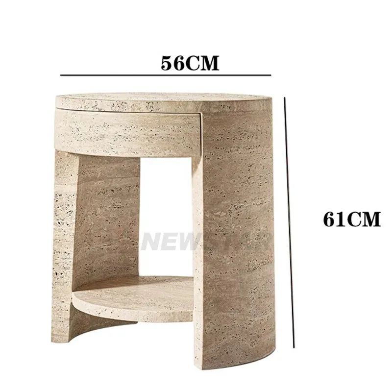 Detailed Photo 1 - Marble Side Table
