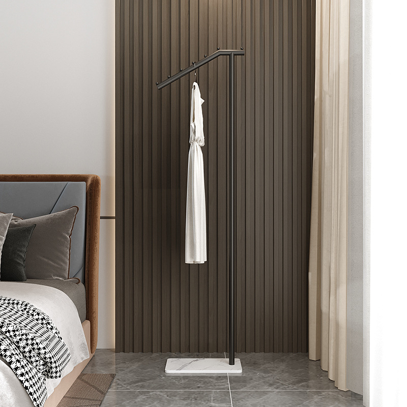 Minimalist modern floor-standing home coat rack living room hat stand balcony bedroom luxury movable clothes rack