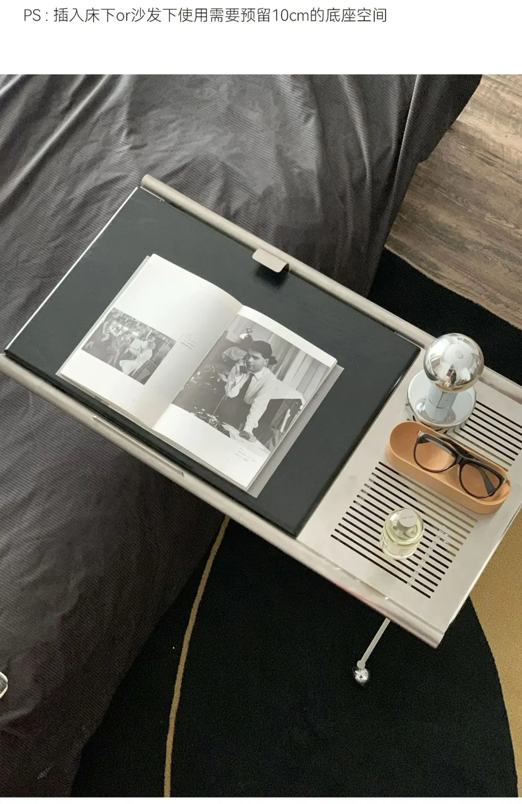 Rolling Mobile Coffee Table