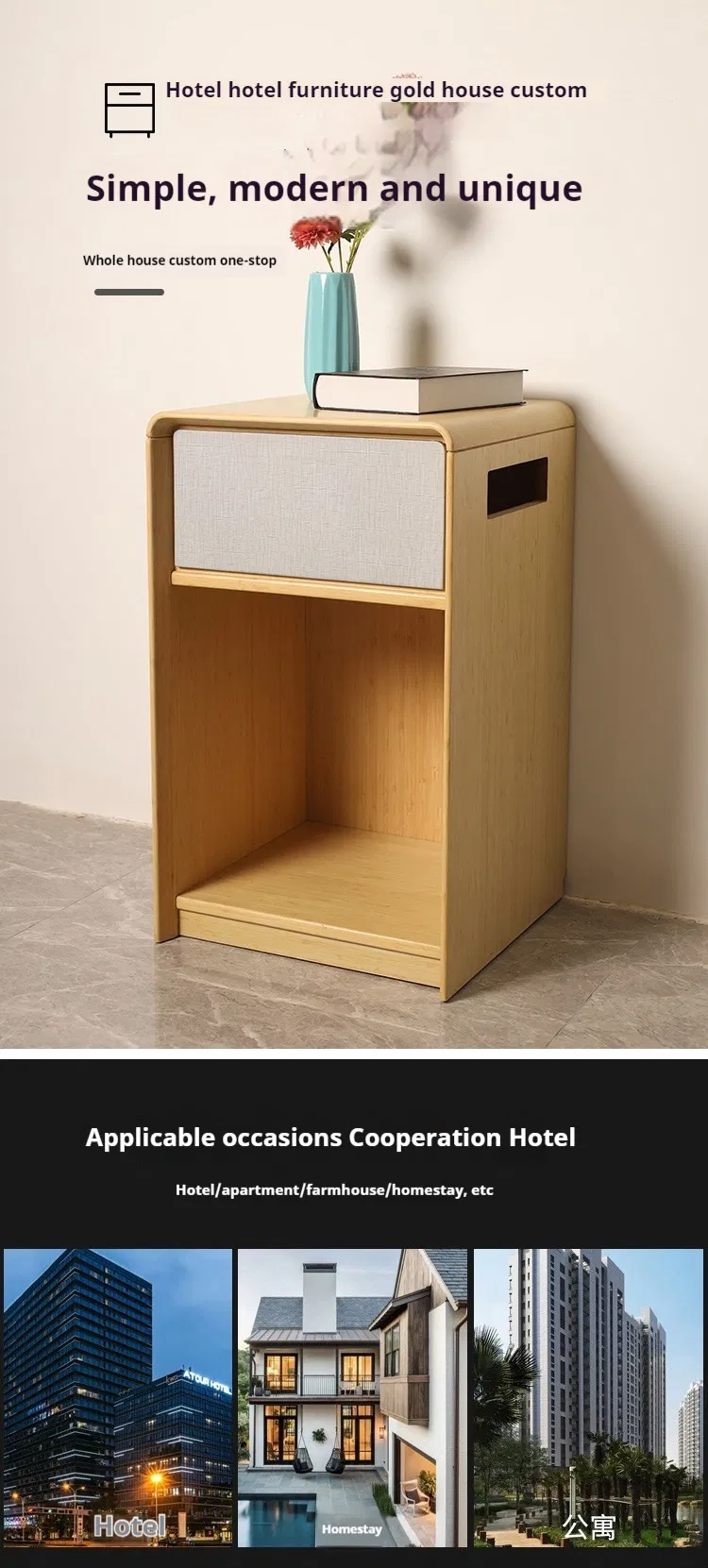 Hotel Bedroom Furniture Detail 3
