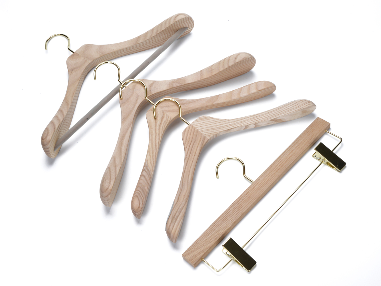 Beautiful Natural Wooden Coat Hanger for Men and Women Clothes