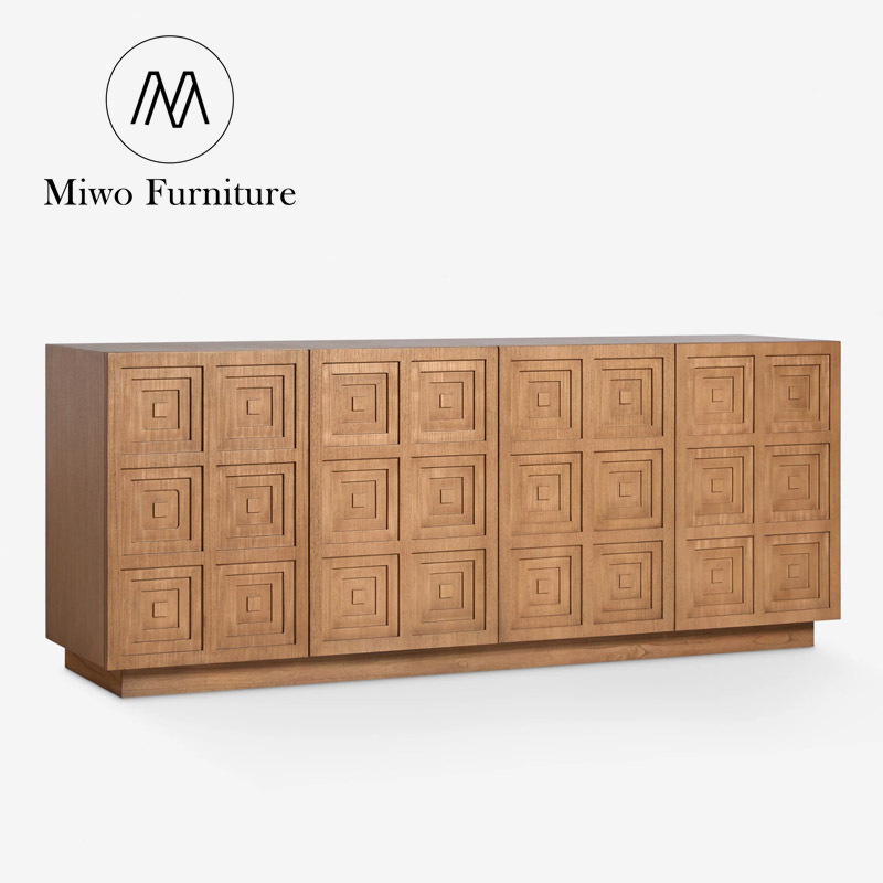 Contemporary Living Room Furniture Country Solid Wood Modern Vintage Furniture Dining Room Sideboard Accent Cabinet Sideboard