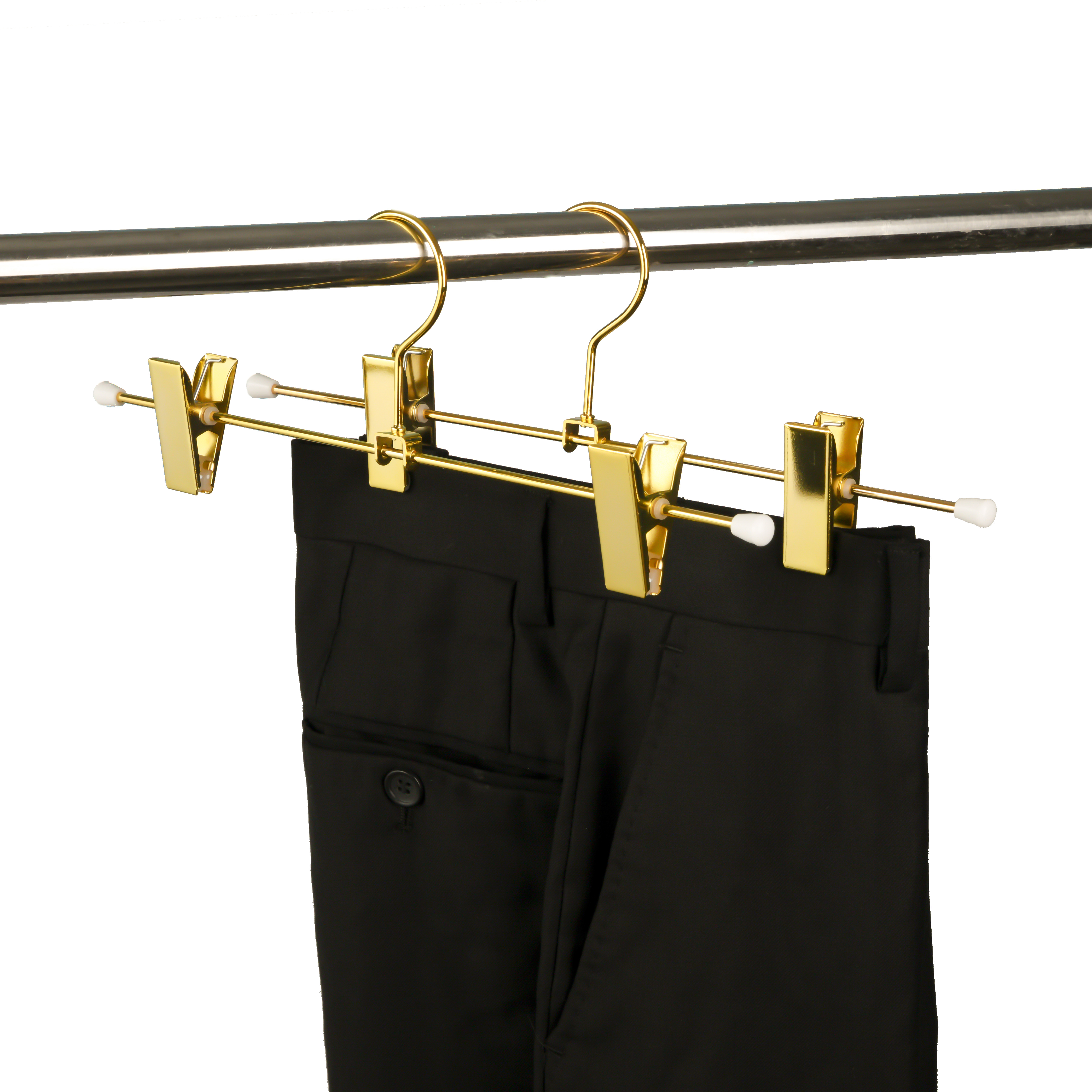 Gold Antique Brass Metal Clothing Garment Coat Pant Gold Metal Coat Hangers For Clothes