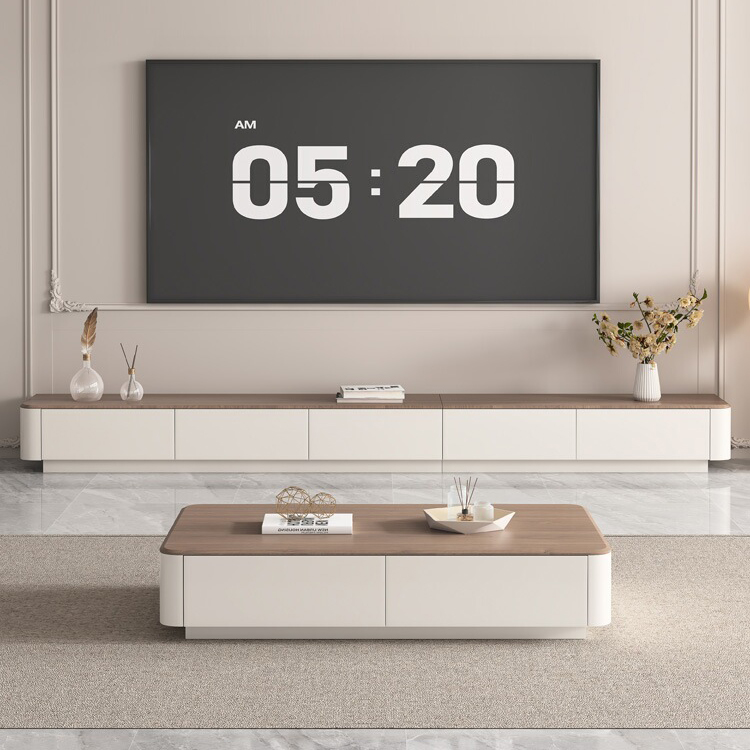 Latest Living Room Wall Hung Tv LED Light Tv Stand Cabinets Furniture Set Design Modern Luxury Floating Black Tv Units Cabinet