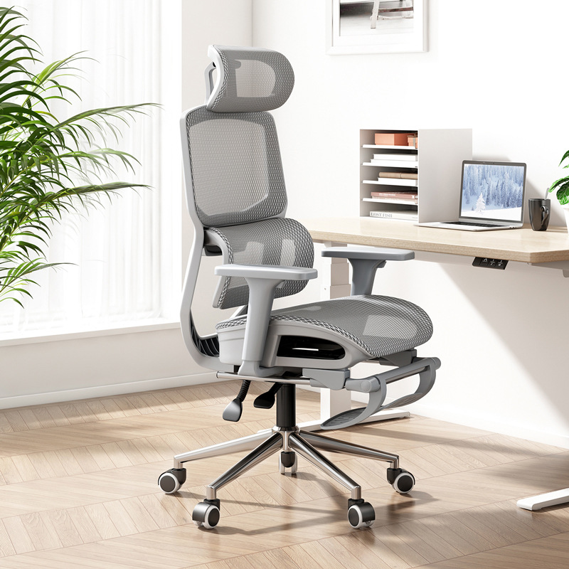 Ergonomic Mesh Chair Rotating Lift Handrails Computer Home Comfortable Sedentary Office Dorm Study Reclining Gaming Chair Modern