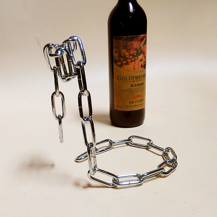 Hot Selling Magic Chain Wine Glass Holder Wine Stand Rack