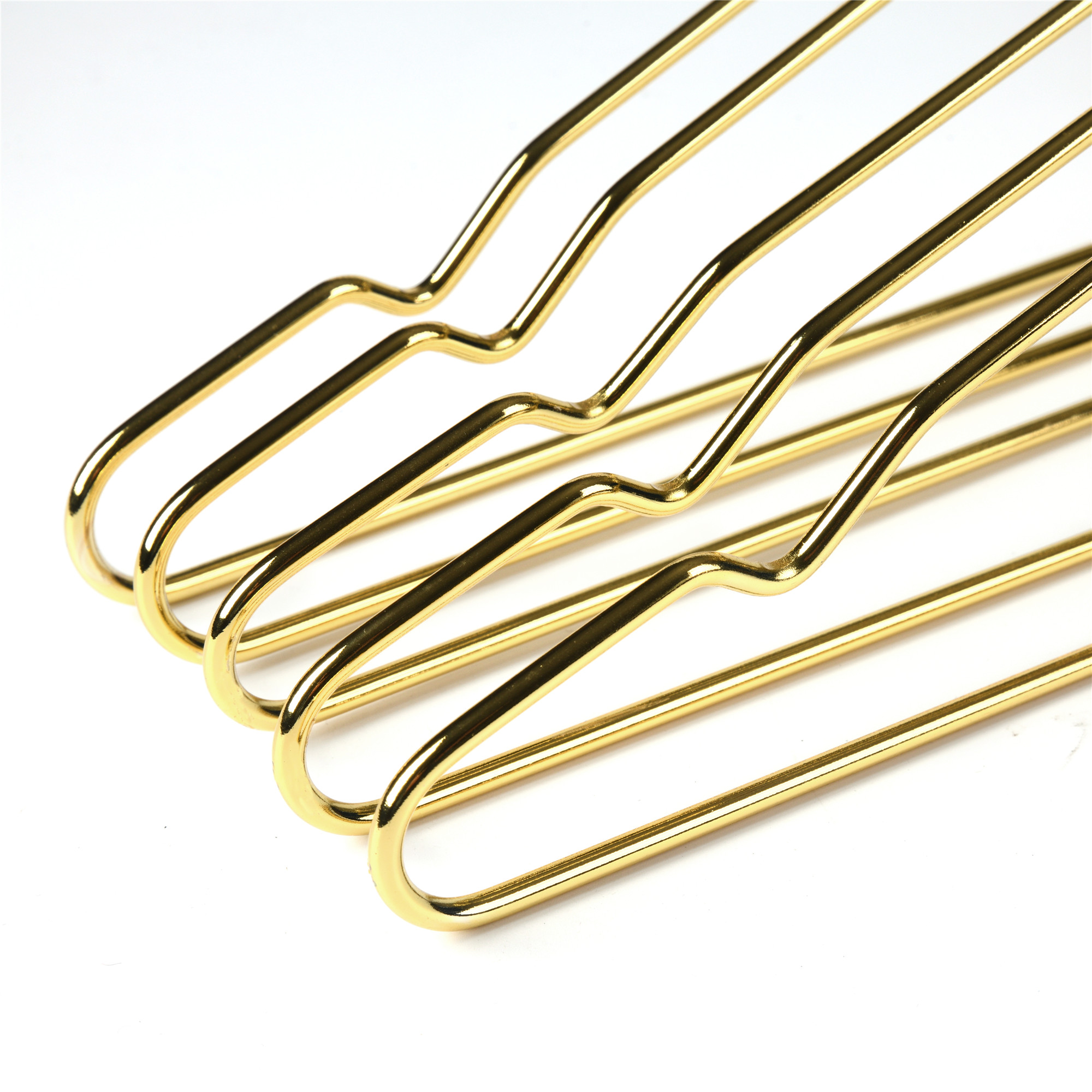 Gold Antique Brass Metal Clothing Garment Coat Pant Gold Metal Coat Hangers for Clothes