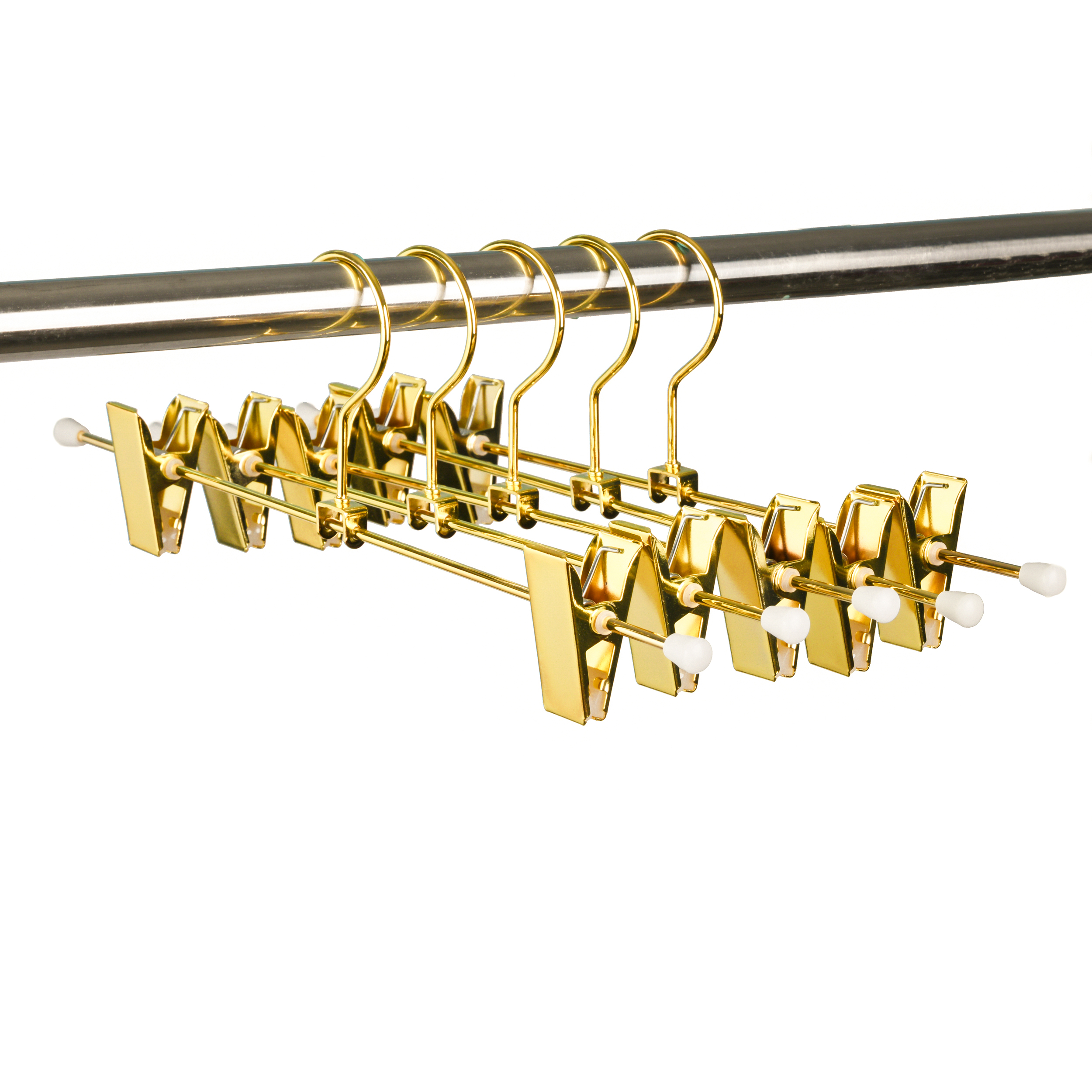 Gold Antique Brass Metal Clothing Garment Coat Pant Gold Metal Coat Hangers For Clothes