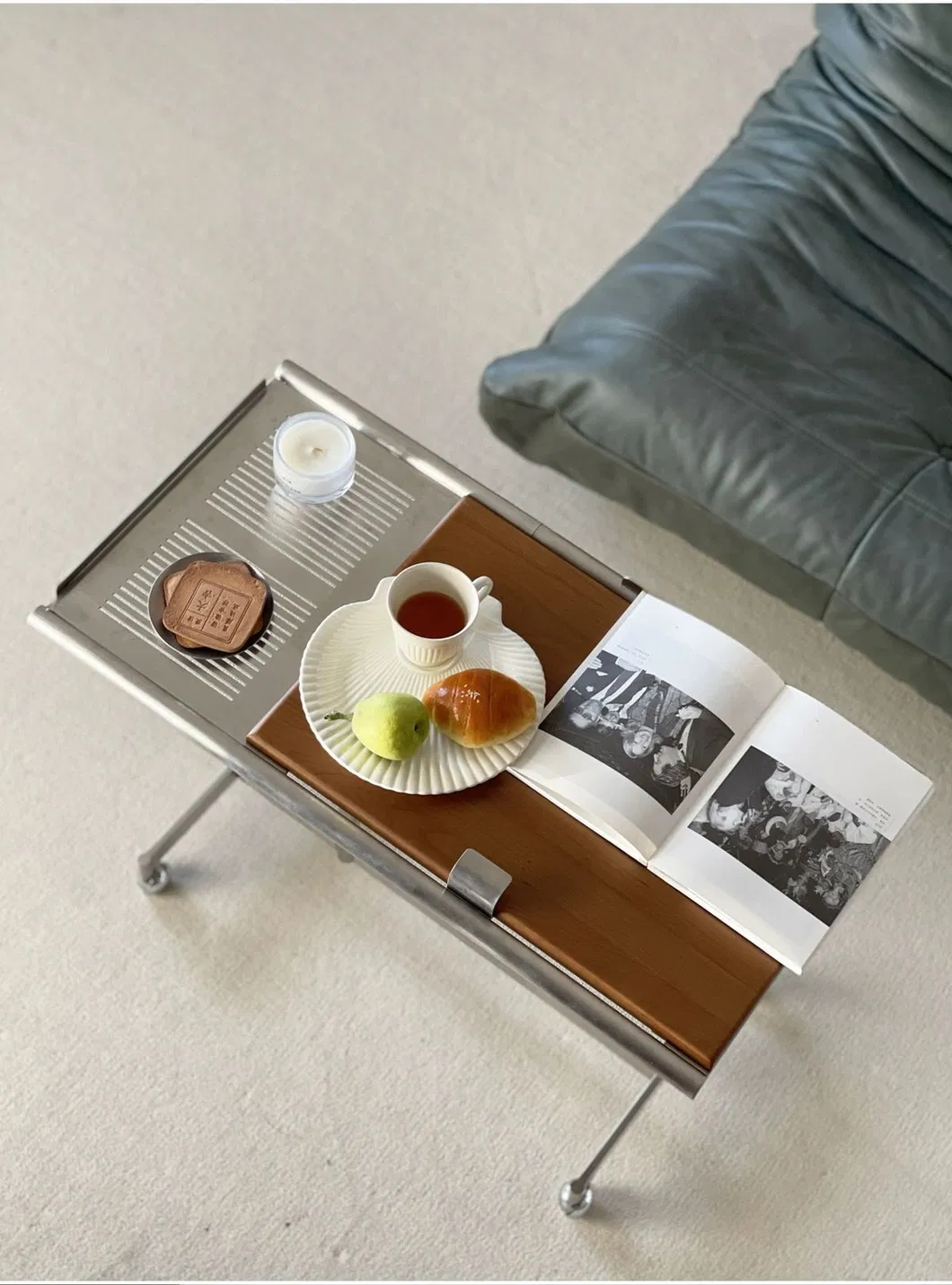 Height Adjustable Side Table