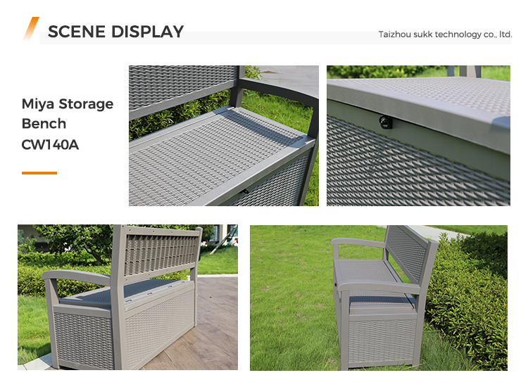 Garden Lockable Bench Storage