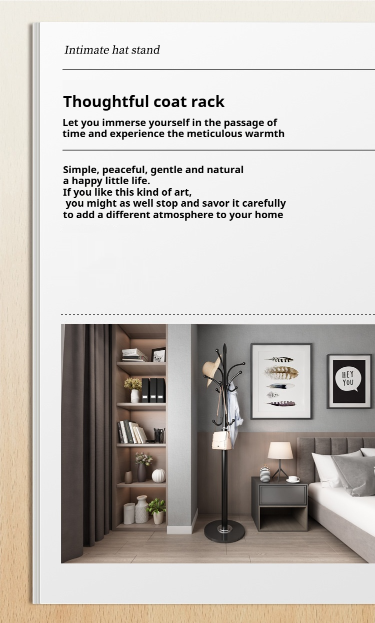 Log Coat Rack Design