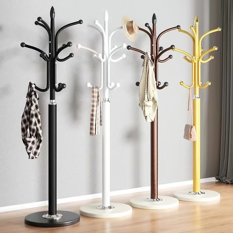 Factory Customized Indoor Bedroom Simple Hanging Bag Rack Coat Clothes Rack Floor Style Hangers