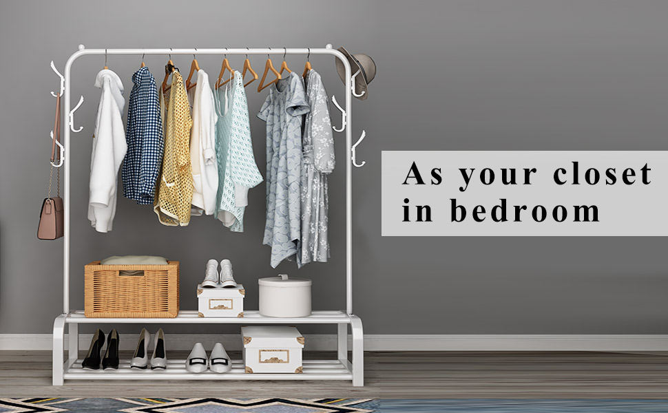 Clothes Stand and Shoe Rack Banner