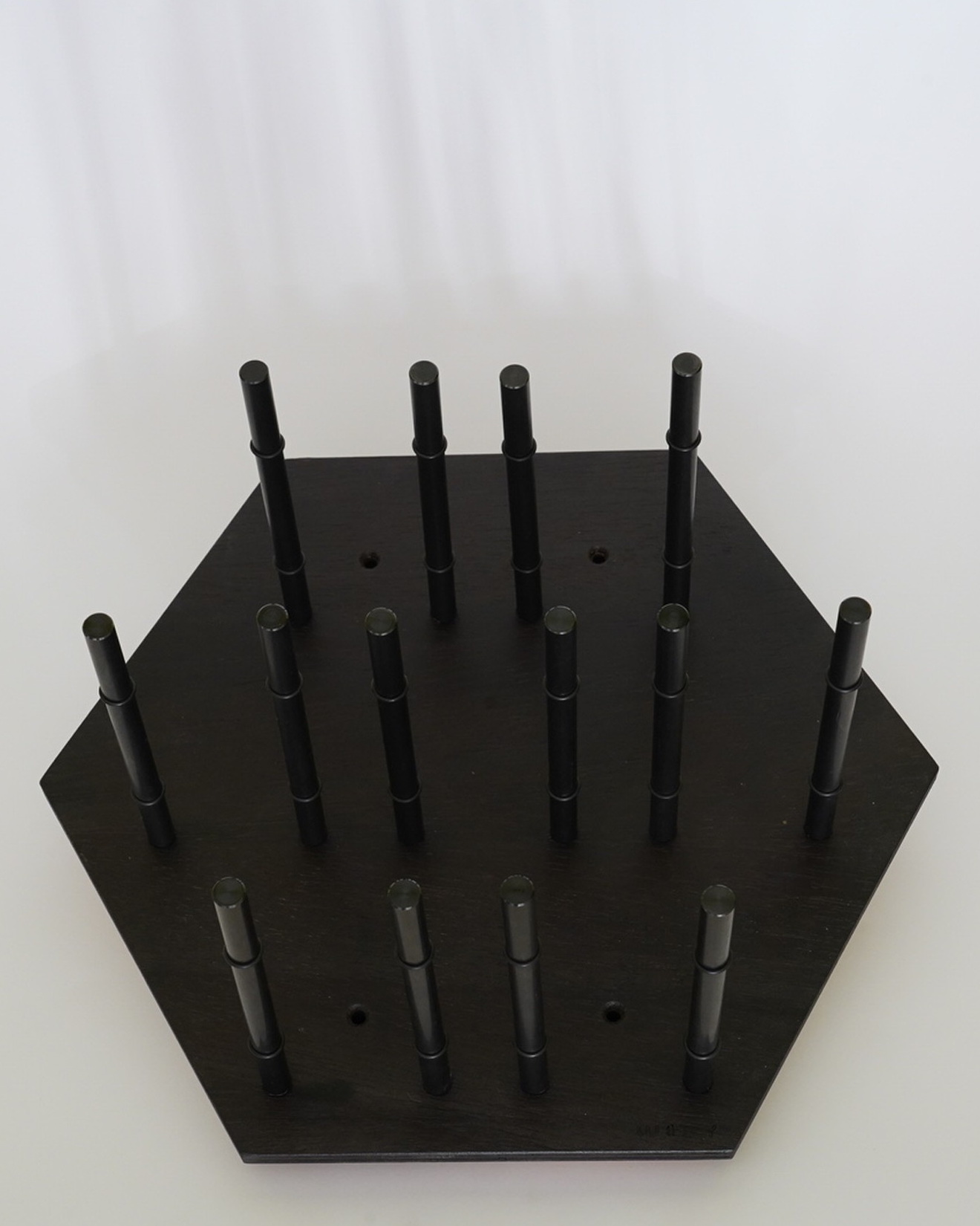 Best Quality Made In Italy Wenge Wine Bottle Holder Wine And Beer Display Rack For Luxury Decoration