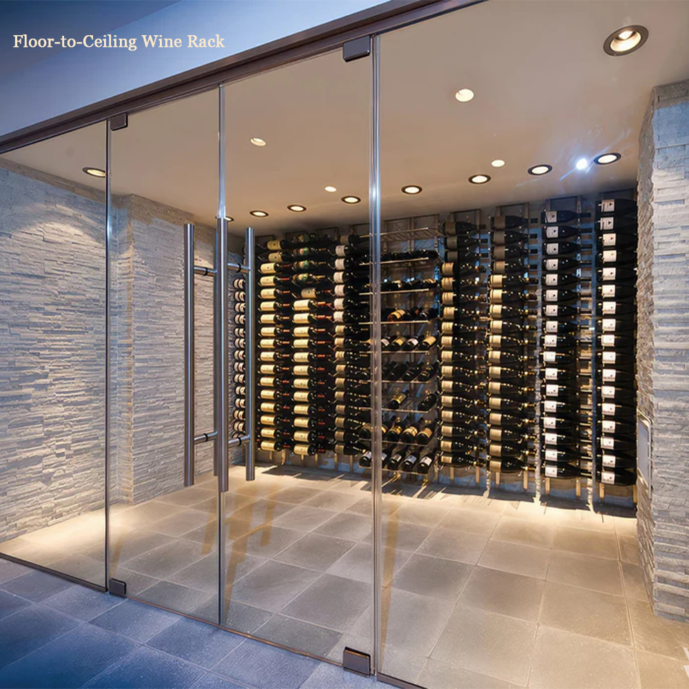 Metal Wine Rack System Detailed View
