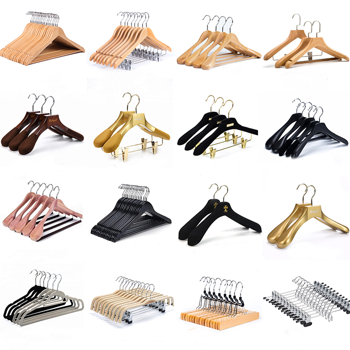 Gold Antique Brass Metal Clothing Garment Coat Pant Gold Metal Coat Hangers for Clothes