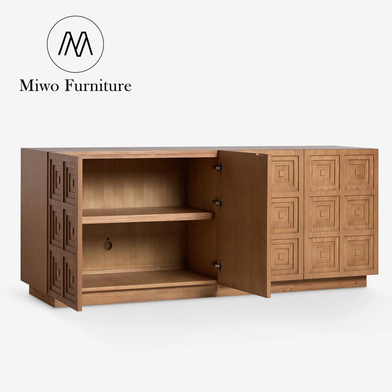 Contemporary Living Room Furniture Country Solid Wood Modern Vintage Furniture Dining Room Sideboard Accent Cabinet Sideboard