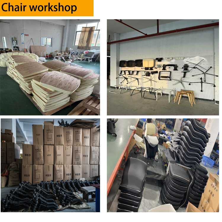 Ergonomic Metal Office Chair with Leather Lumbar Support Foshan Leather Ergonomic Chair with Pillow and Lumber for Desk Use