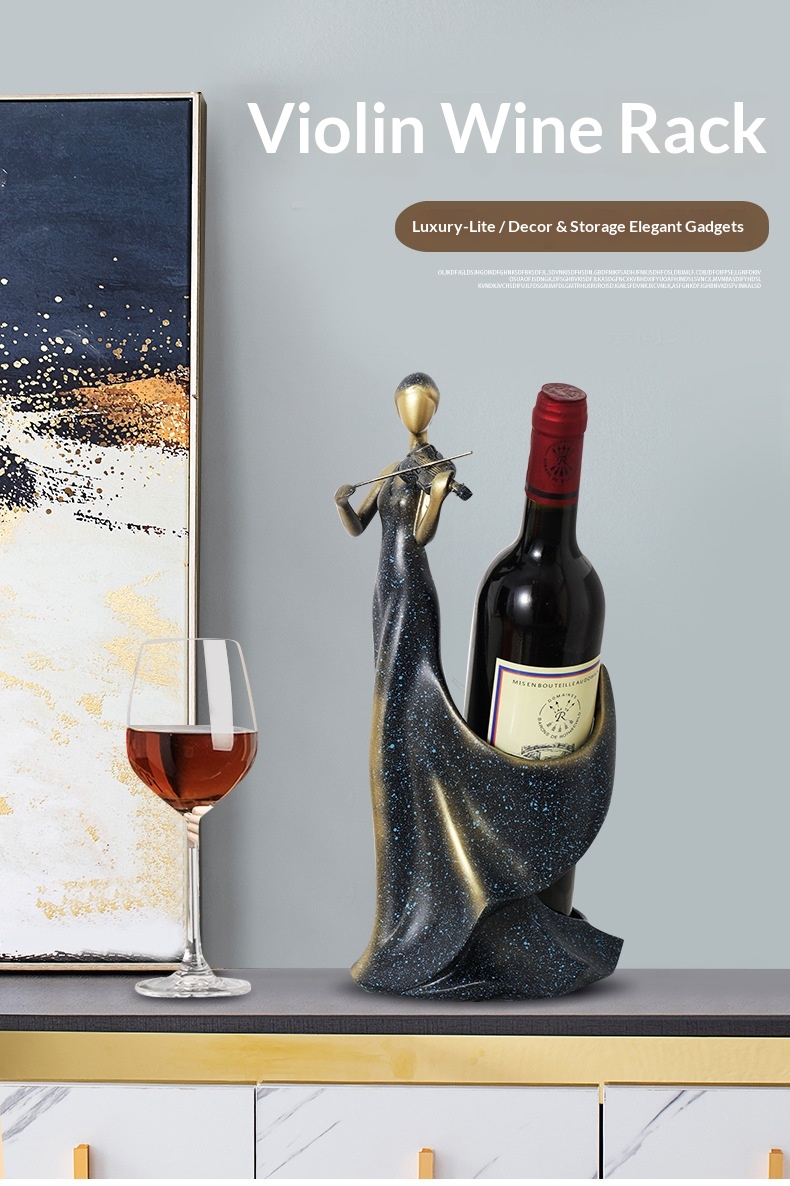 Creative High-end Resin Wine Rack & Cabinet for Living Room Home Entrance Dining Table & TV Area Decor