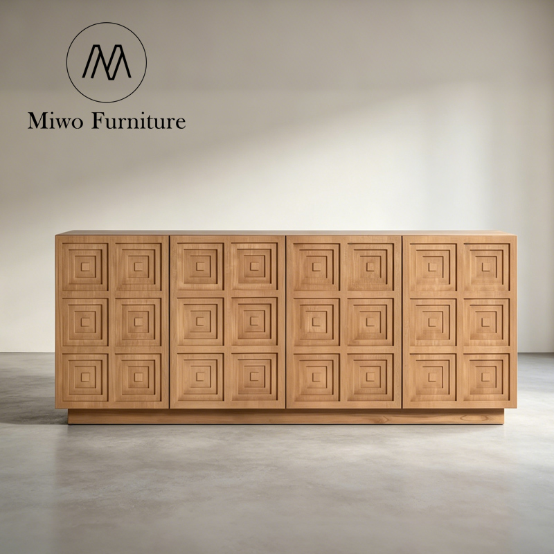 Contemporary Living Room Furniture Country Solid Wood Modern Vintage Furniture Dining Room Sideboard Accent Cabinet Sideboard