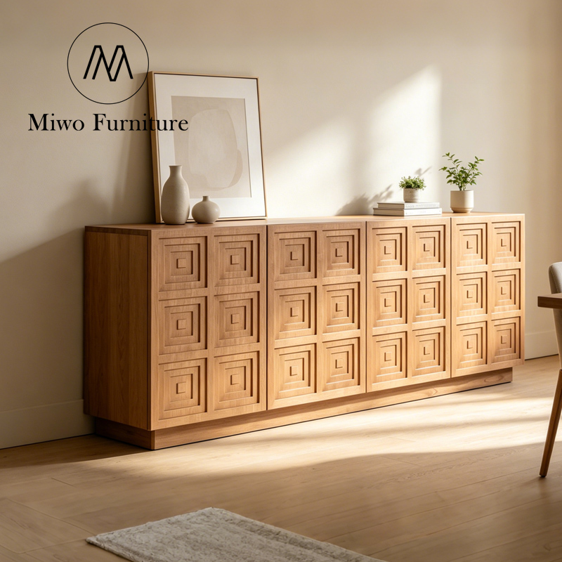 Contemporary Living Room Furniture Country Solid Wood Modern Vintage Furniture Dining Room Sideboard Accent Cabinet Sideboard