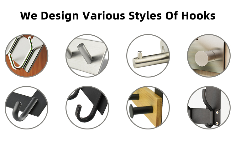 Folding Stainless Steel Coat Organizer Rack Cloth Hanging Over The Door Hooks Hanger Over Door Hook