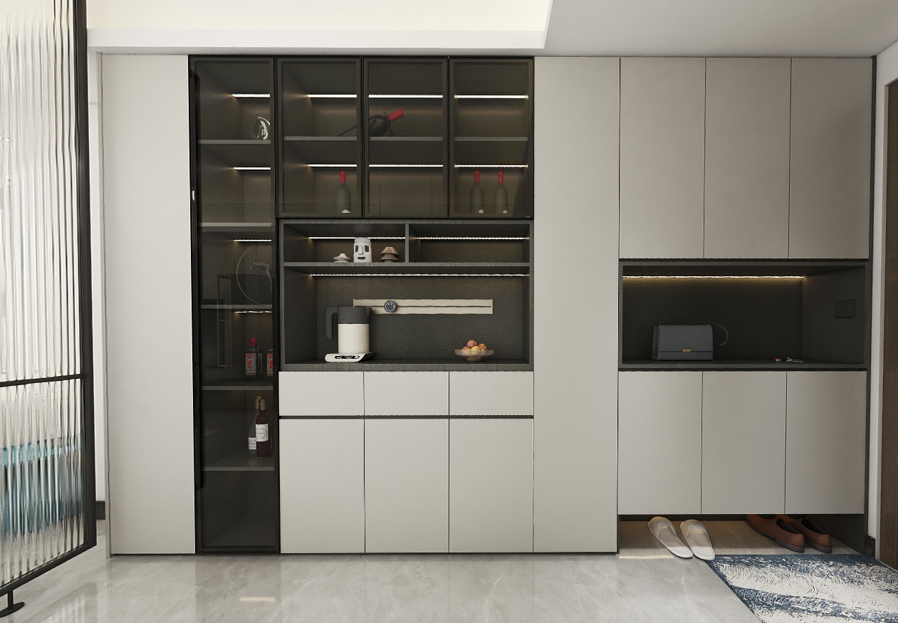 Modern Classic Design Living Room Sideboard Cabinet Next to the Table Cabinet Home Home Living Room Cabinet