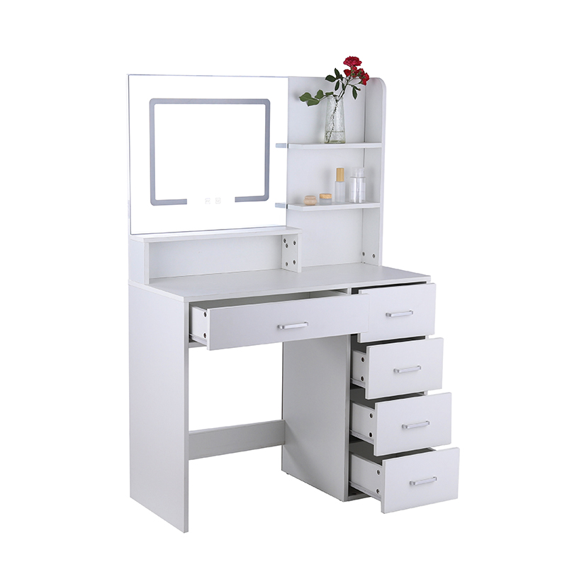 Professional Supplier White Mirror and Lights3 Lighting Modes Makeup Vanity Desk, Dressing Table ,for Bedroom
