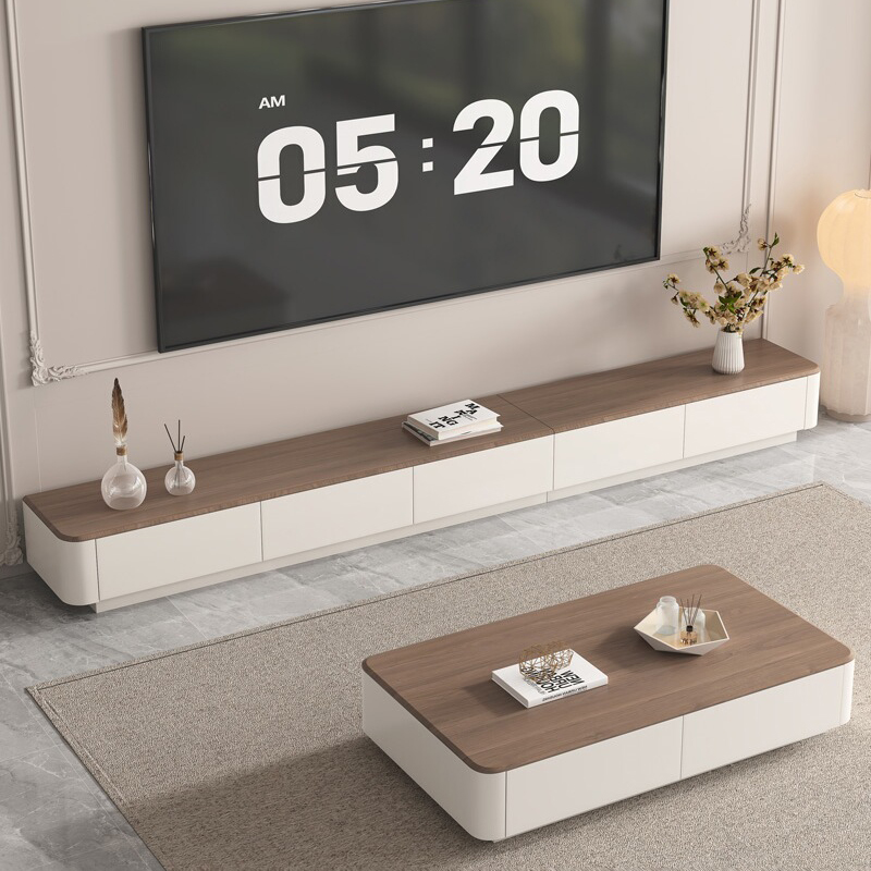 Latest Living Room Wall Hung Tv LED Light Tv Stand Cabinets Furniture Set Design Modern Luxury Floating Black Tv Units Cabinet