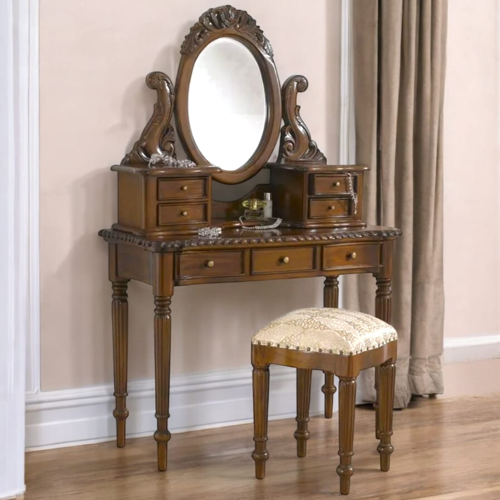 Teak Wood Dressing Table