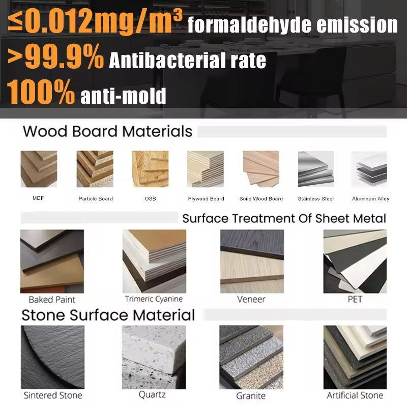 Customized Modular Kitchen Set Modern Designs Marble Countertop Lacquer MDF PVC European Style Kitchen Cabinets