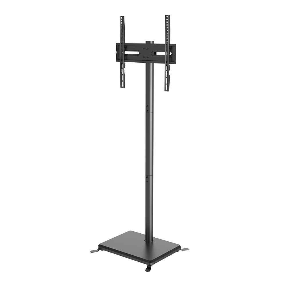 Khcoohoo Alloy Steel Floor TV Stand Swivel Mount 32-45" TVs Adjustable Height 40kg Load Capacity VESA 100-400mm Home Office Use