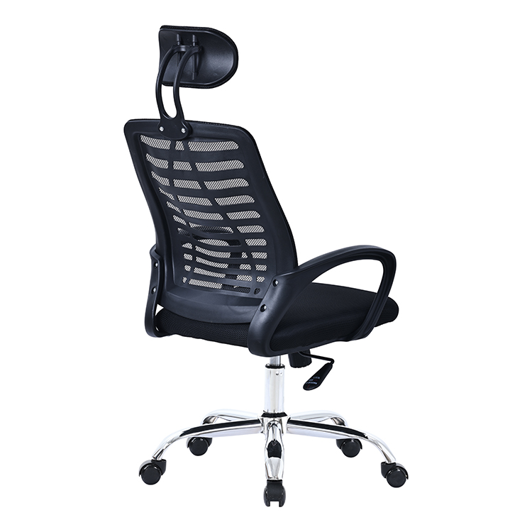 Free Sample Modern Designer Furniture Full Mesh High Back Swivel Meeting Visitors Office Chair With Wheels Headrest