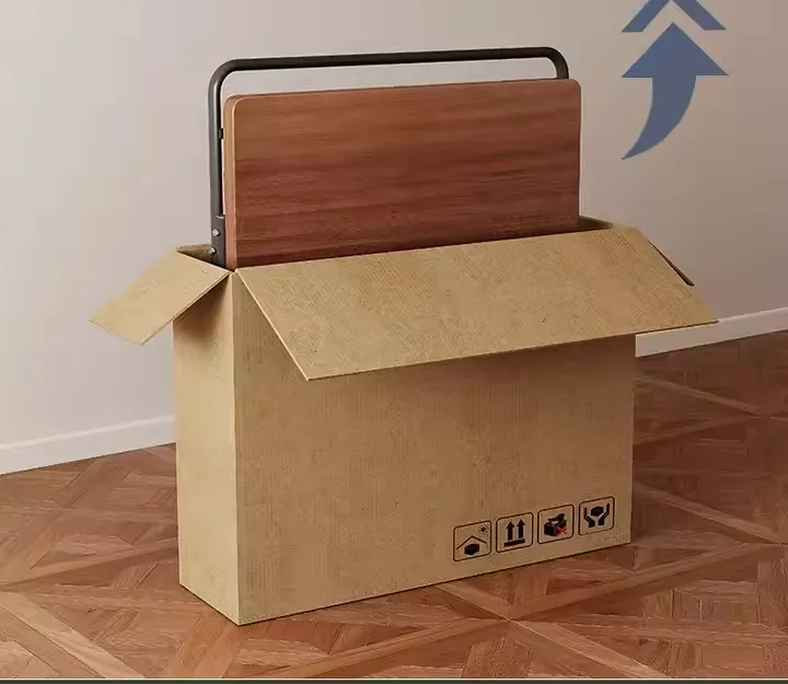 Modern Foldable Computer Desk Bedroom Bedside Table for Small Apartment Simple Office Workbench for Home Living Room Standing