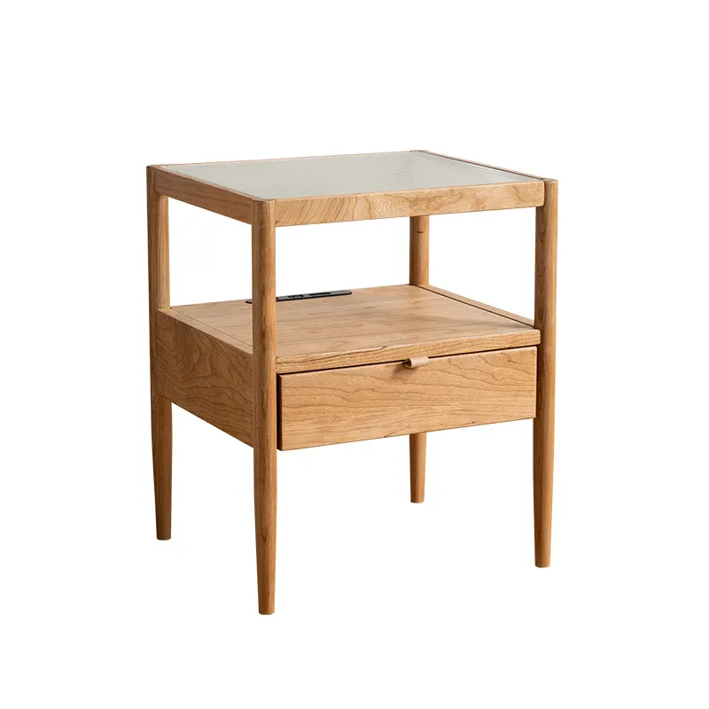 Modern Smart Bedside Table Drawer Cabinet