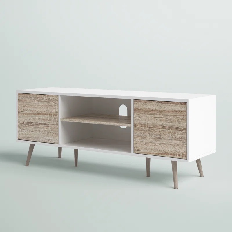 Modern TV Stand Furniture Wood TV Stand and Coffee Table White Corner Table Living Room Furniture TV Cabinet Stand