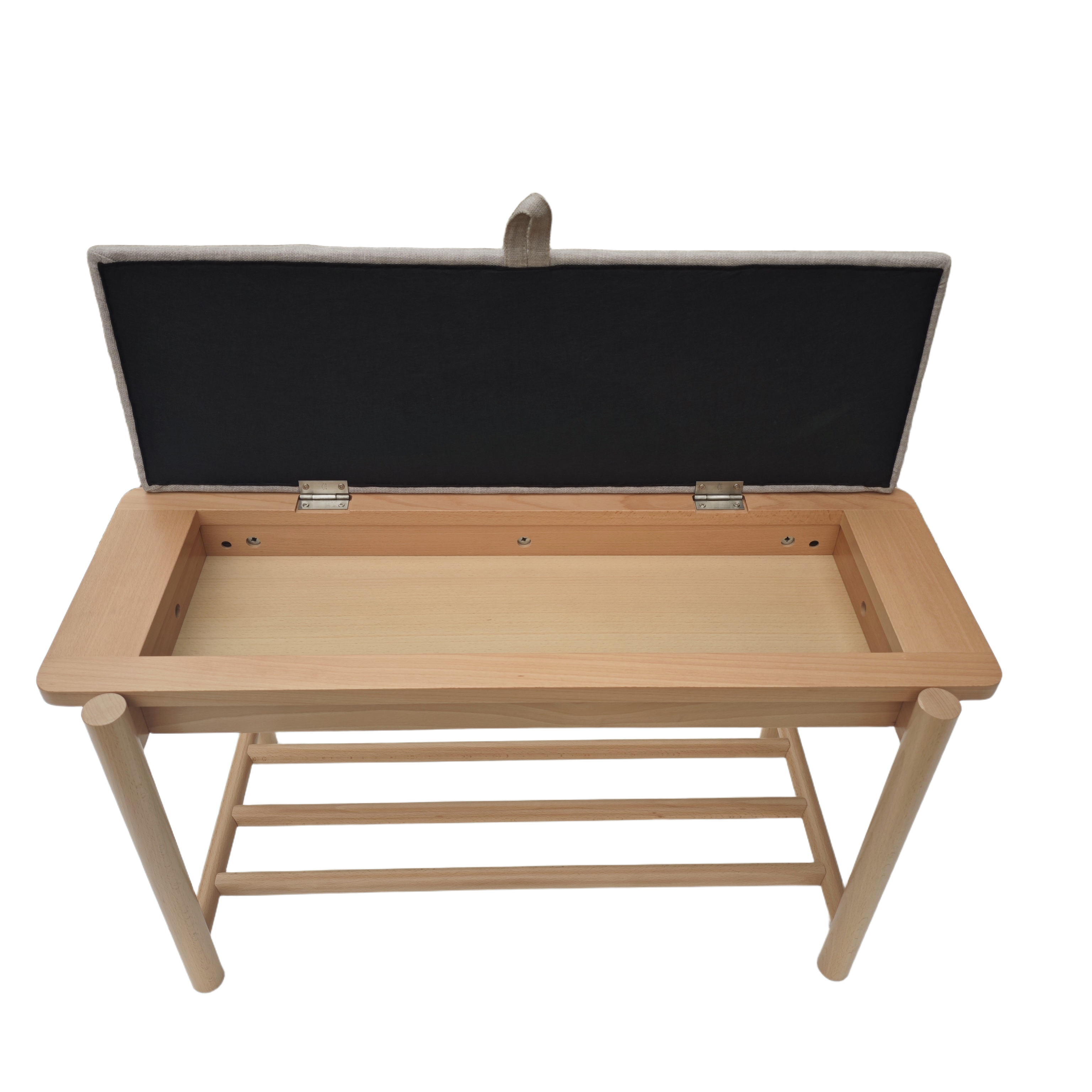JB New Design Storage Bench with Solf Cushions Wooden Bench Indoor Wooden Small Bench Shoe Changing