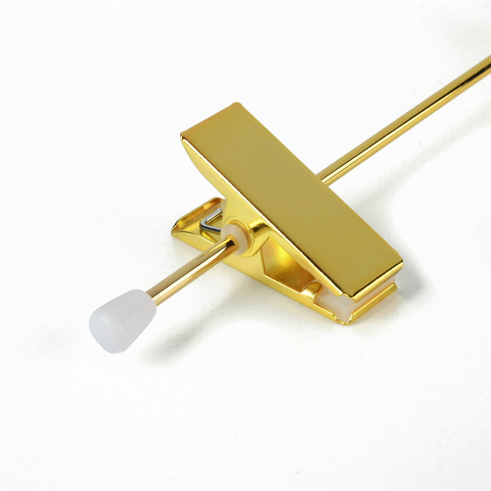 Gold Antique Brass Metal Clothing Garment Coat Pant Gold Metal Coat Hangers for Clothes