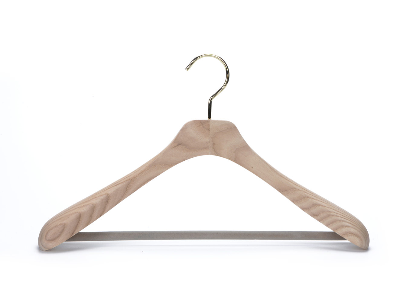 Man coat hanger brush ash wood