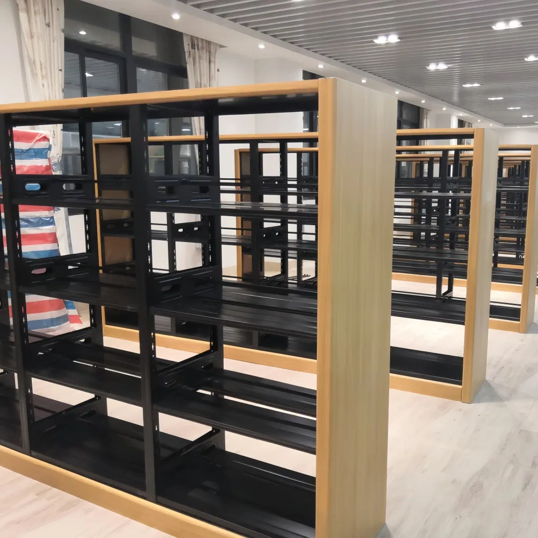 Nordic-Style Light-Colored Tall Bookshelf Extra Rack for Storage Metal Library Shelving Steel Library Bookshel Library Storage Shelving
