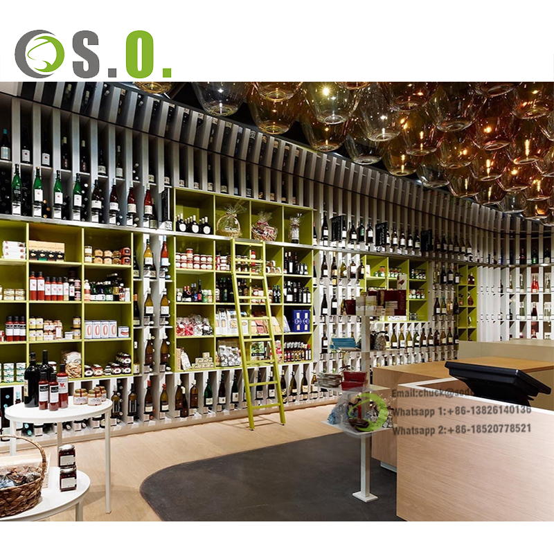 Fashion Wine Cabinet Living Room Wine Shelf Bar Furniture Wine Cabinet Display