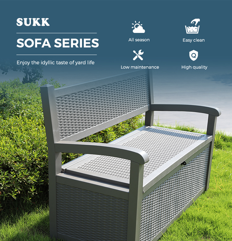 Outdoor Patio Storage Bench